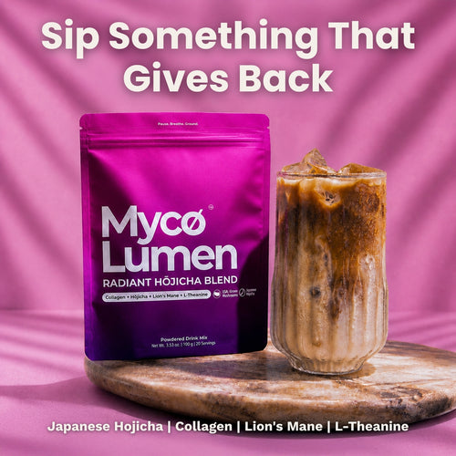 Radiant Hojicha Blend with collagen